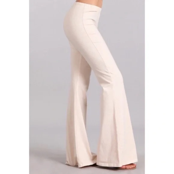 Nude Boho Mineral Wash Flared Pants - Picture 3 of 6